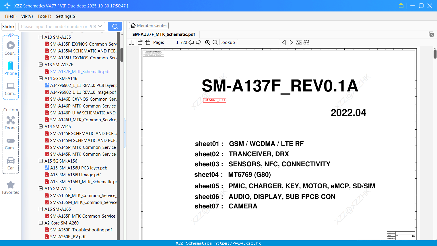 Samsung SM-A137F_MTK_Schematic